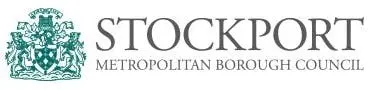 Logo of Stockport Metropolitan Borough Council.