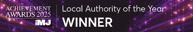 Local Authority of the Year Winner. Achievements Awards 2025.