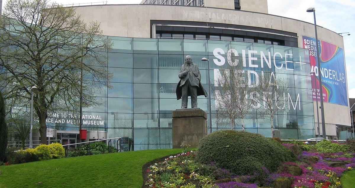Exterior of the National Science and Media Museum in Bradford.